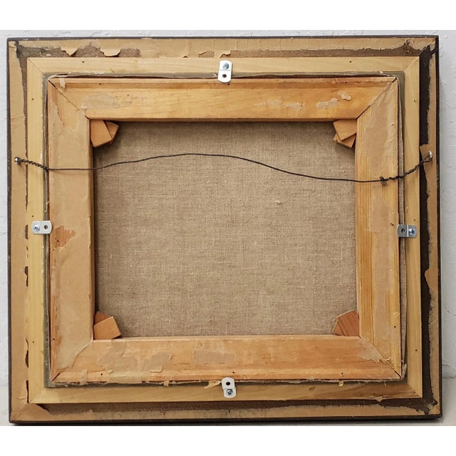 Landscape of Classical Sculptures Overlooking a Lush Country by Robert Franke C.1950s For Sale - Image 10 of 12