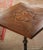 19th Century Napoleon III Polished Iron Bistrot Table With Oak Parquet Top For Sale In Dallas - Image 6 of 8