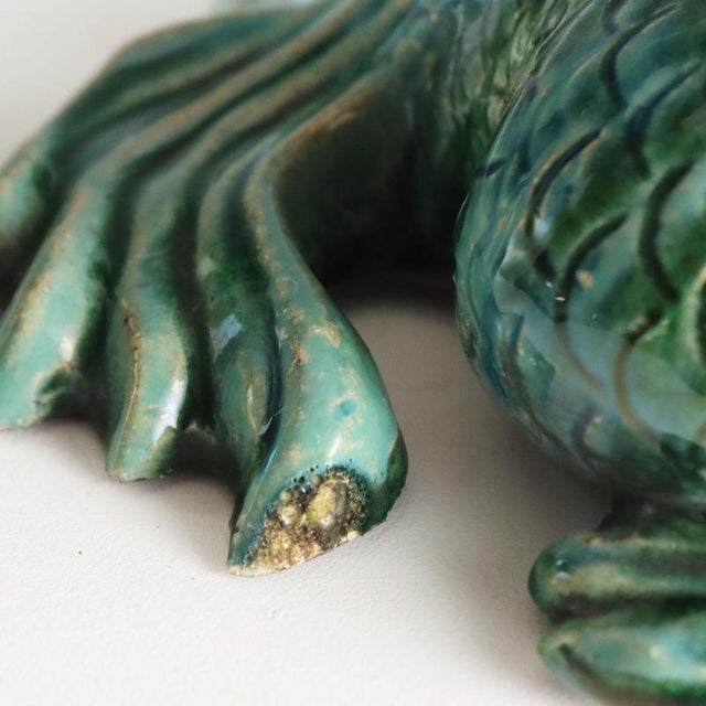 Ceramic Glazed Ceramic Koi Carp Fish For Sale - Image 7 of 9