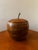 A charming piece of mid-century barware, this vintage Quaker apple-shaped ice bucket combines rich American walnut with...