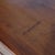 Early 19th Century Sheraton Tiger Maple & Cherry 2-Drawer Sewing Table With Sandwich Glass Knobs For Sale - Image 6 of 12