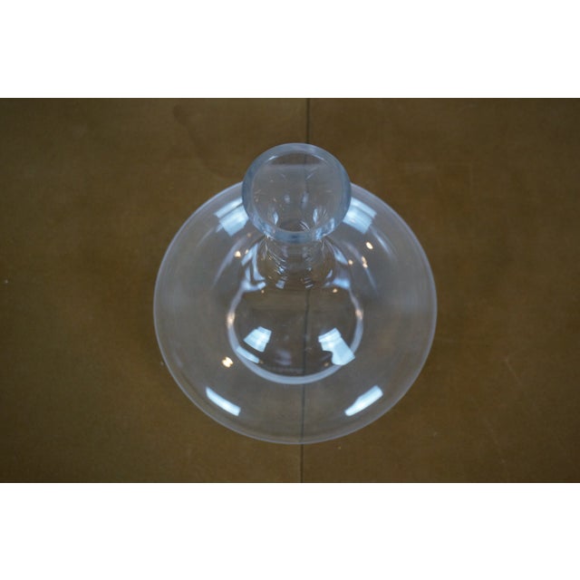 Glass Vintage Christofle Crystal Wine Bottle Decanter Vase For Sale - Image 7 of 12