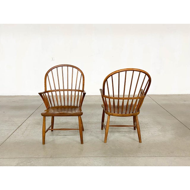 CH18A Dining Chairs by Frits Henningsen for Carl Hansen & Son, Set of 2 For Sale - Image 9 of 18