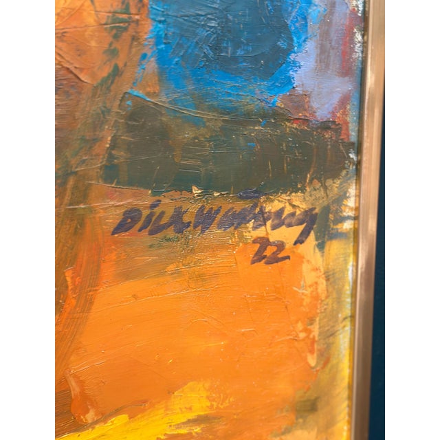 1970s Dick Wästberg, Composition, 1972, Oil on Canvas, Framed For Sale - Image 5 of 18