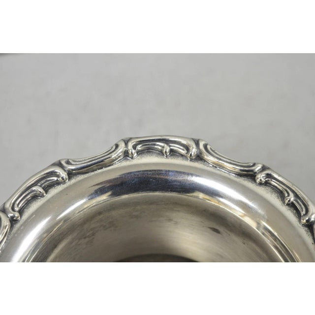 Silver Vintage Leonard Silver Plated Trophy Cup Urn Champagne Chiller Bar Ice Bucket For Sale - Image 8 of 13