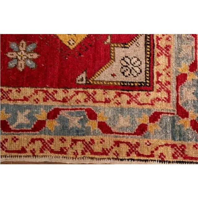 Antique Hand-Knotted West Anatolian Wool Oushak Rug For Sale In Dallas - Image 6 of 10