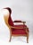 Red Velvet and Mahogany Armchair by Frits Henningsen For Sale - Image 6 of 10