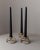 These 3 vintage brass candlesticks from the 1970s offer an elegant table decoration in a timeless design. The shape of a...