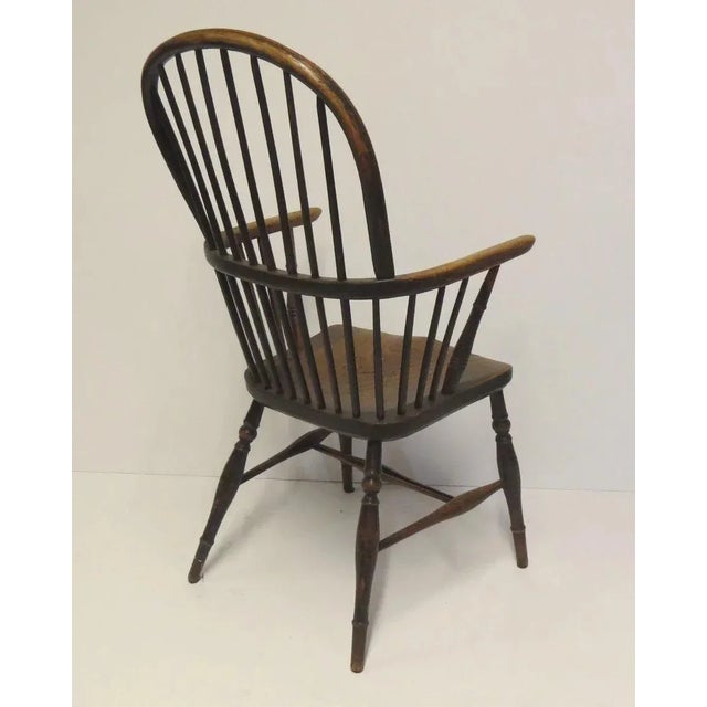 Early 19th Century English Tall Back Windsor Chair For Sale - Image 5 of 9