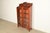 Victorian Antique Victorian Carved Cherry Wood Two-Door Bookcase Cabinet, Circa 1880s For Sale - Image 3 of 12