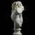 Hand-Carved Natural Marble Bust Sculpture – Bust of a Drunken Satyr For Sale - Image 4 of 6