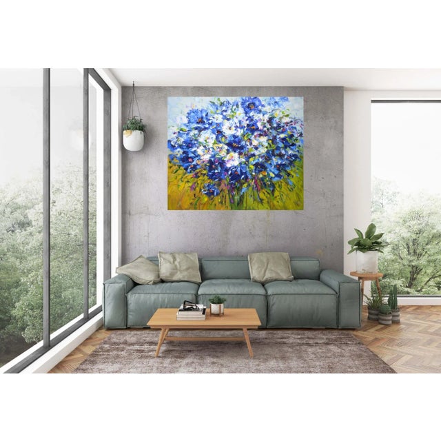 Flowers. Expressive Bouquet. Modern Original Painting. Iryna Kastsova For Sale - Image 12 of 12