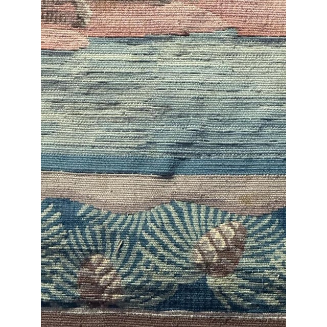 Vintage Handwoven Aubusson Tapestry, 1920s For Sale - Image 9 of 18