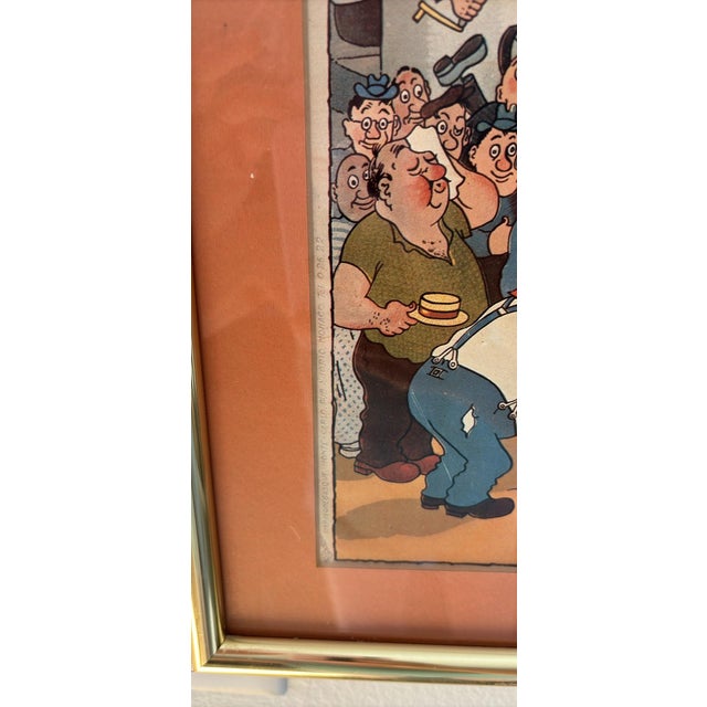 1950 Original French Lithograph Fanny by Albert Dubout, Framed For Sale In Los Angeles - Image 6 of 12