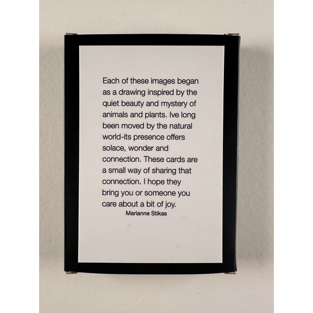 This Is a Set of 6 Botanical Folded Note Cards Printed From My Pastel Drawings of Plants and Flowers For Sale - Image 10 of 10