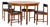 Dunvegan Teak Dining Set by Tom Robertson for McIntosh, Set of 5 For Sale