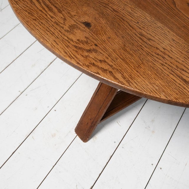 Antique Round Winegrowers Table, 1880 For Sale - Image 6 of 10