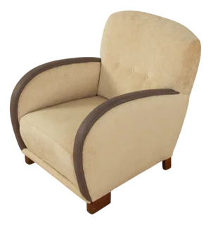 Vintage Art Deco German Lounge Chair, 1930s