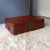 19th Century Qing Dynasty Red Lacquer Elmwood Trunk With Butterfly Lock For Sale - Image 12 of 17