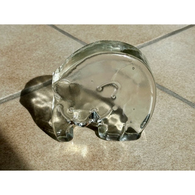 Vintage Paperweight on Glass, 1980s For Sale - Image 9 of 11