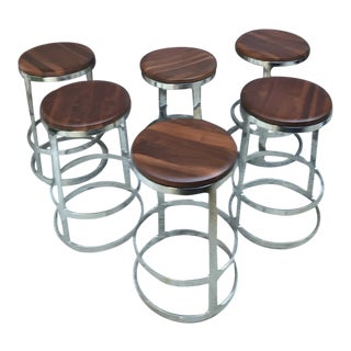 Mid-Century Modern Lievore Altherr Molina Counter Stool - 6 Available - Selling Each Individually For Sale