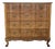 Danish Rococo Oak Chest of Drawers with Cabriole Legs, 1950s For Sale