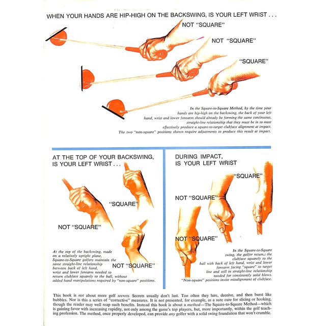 "The Square-to-Square Golf Swing" 1970 Aultman, Dick For Sale In New York - Image 6 of 7
