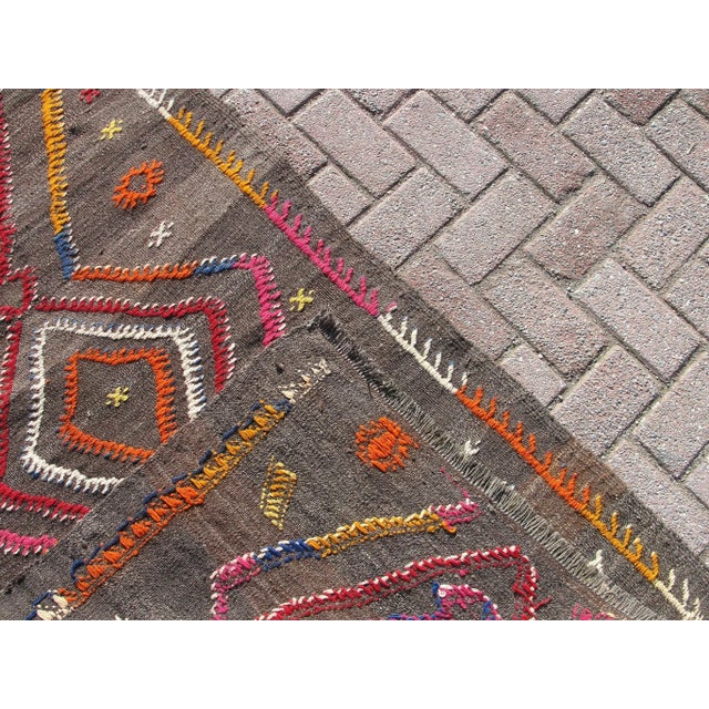Vintage Turkish Kilim Runner Rug , Area Kilim for Livingroom,Bedroom , For Sale - Image 10 of 11