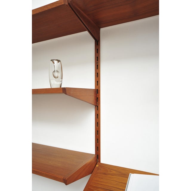 Danish Shelving System in Teak by Kai Kristiansen for Feldballes Møbelfabrik For Sale - Image 9 of 13
