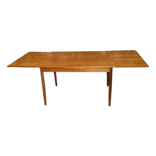 Teak Extendable Dining Table, Denmark, 1960s For Sale