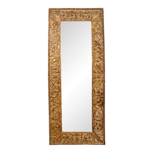 Early 18th Century Period Baroque Carved Mirror, Italy