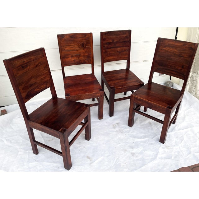 Modernist Table and Chairs in Rosewood, 1970s, Set of 5 For Sale - Image 18 of 18