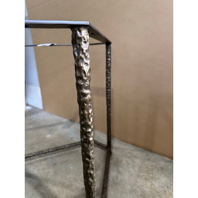 Bronze Aitne Cast Iron Dining Table Base Attributed to Susan Ferrier for Baker For Sale - Image 8 of 11