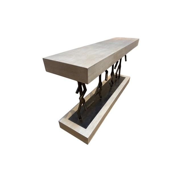 Contemporary Theo Console Table For Sale - Image 3 of 6