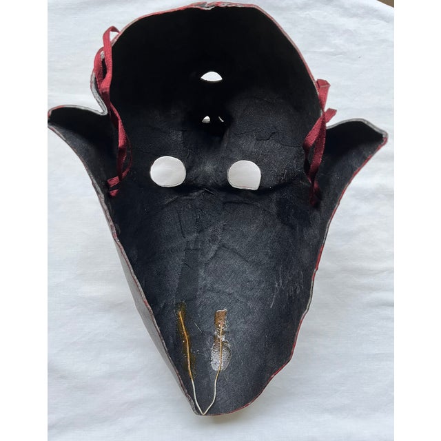Collection of 8 Vintage Carnival Masks, Handmade in Venice For Sale - Image 16 of 18