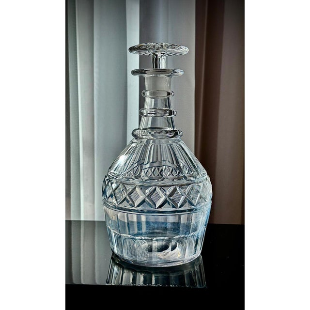 Antique Georgian Cut Glass Decanter, 1810s For Sale - Image 12 of 18