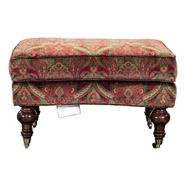 Lillian August Paisley Ottoman For Sale