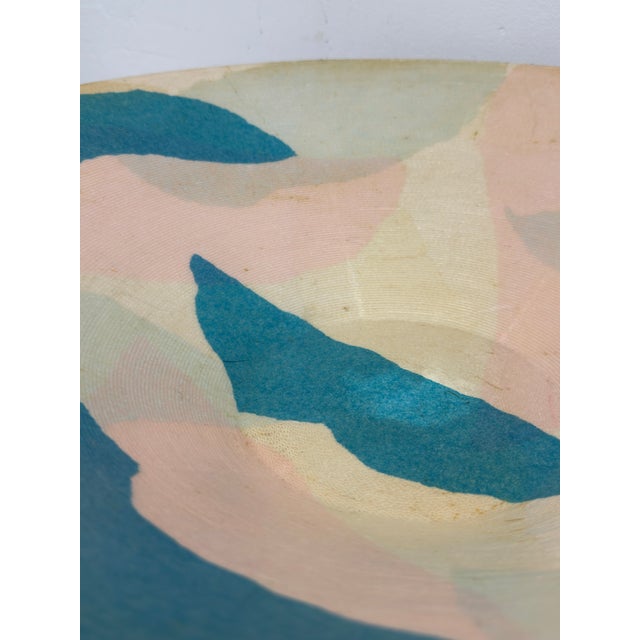 Mid-90s Corrugated Cardboard Bowl With Camo Design For Sale - Image 12 of 12