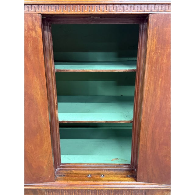 Vintage Georgian Revival Mahogany Cabinet For Sale - Image 4 of 12