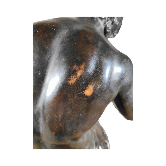 Italian Artist, Seated Youth, Patinated Copper, 1880 For Sale - Image 13 of 18