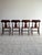 Mid 20th Century 1960s Vintage Sculpted Mahogany Dining Chairs With Cane Seats, Set of 4 For Sale - Image 5 of 15