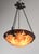 French Art Deco Pendant Light by Le Verre Francais Schneider - 1925 Cameo Chandelier France For Sale - Image 6 of 12