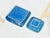Rimini Blue Ceramic Square Ashtrays attributed to Bitossi, Italy, 1960s, Set of 2 For Sale - Image 9 of 12