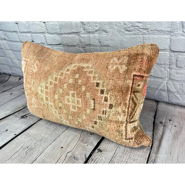 Vintage Pillow Case Turkish Rug Pillow Decorative Rug Pillow Dry cleaning only. PILLOW INSERT IS NOT INCLUDED
