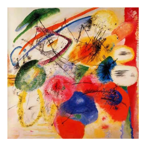 Kandinsky the Black Lines Numbered Giclee