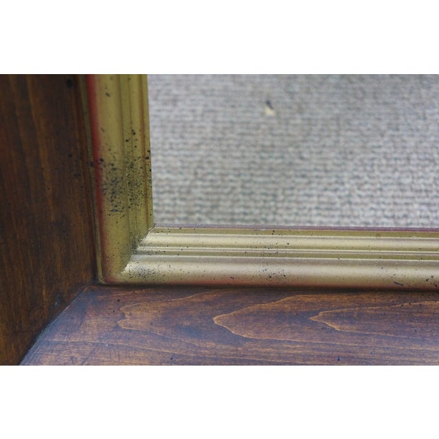 Vintage Wood Art Picture Painting Mirror Frame Fits 25.5" X 32.5" Overall 44" For Sale - Image 6 of 8
