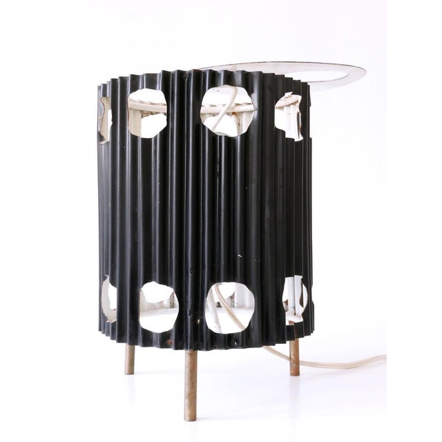 Mid-Century Modern Java Table Lamp by Mathieu Matégot for Atelier Matégot, 1950s For Sale - Image 15 of 18