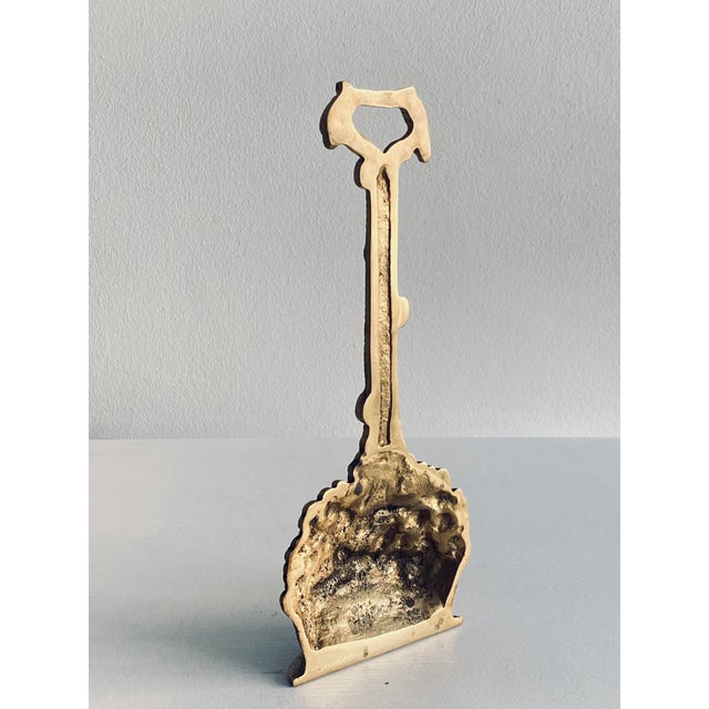 Metal Harvest Basket Doorstop in Brass For Sale - Image 7 of 12