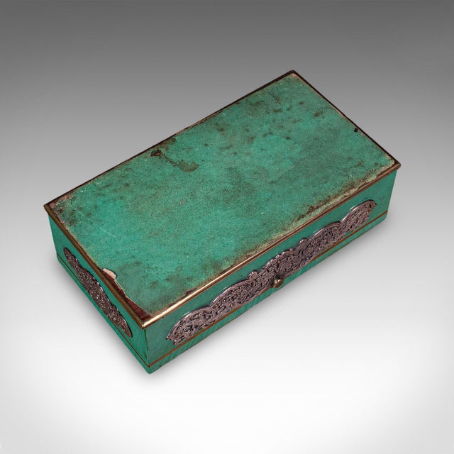 Small Antique Keepsake Box, English, Silver Plate, Trinket Case, Edwardian, 1910 For Sale - Image 12 of 12