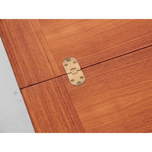 Mid-Century Scandinavian Modern Folding Coffee Table in Teak, 1960s For Sale - Image 11 of 15